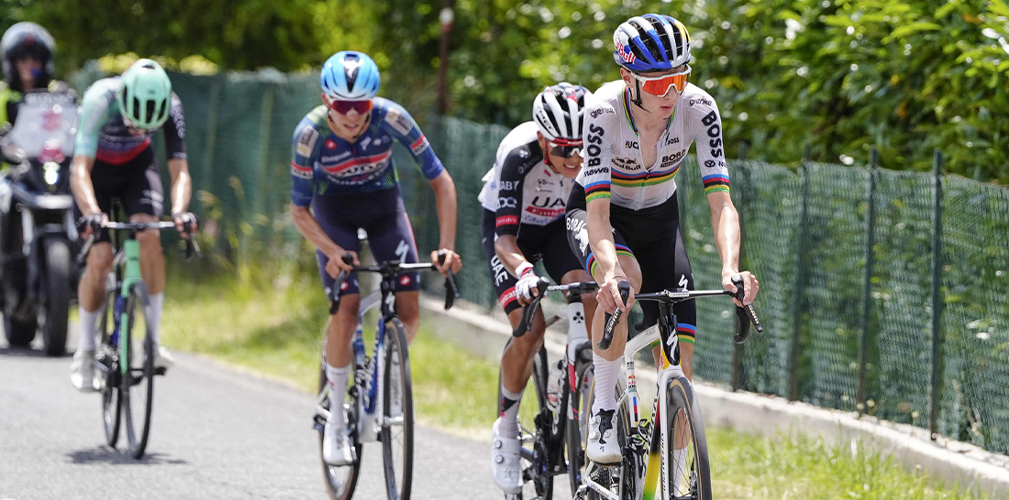Giro Next Gen, Lorenzo Fin, Mateo Ramirez, Henrique Bravo (foto La Presse)