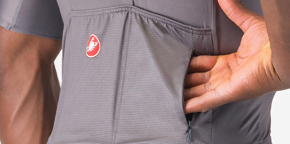Castelli, UPF Jersey, tasche posteriore