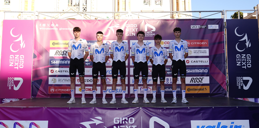 Giro Next Gen 2026, Team Movistar Academy, Daniele Forlin (foto La Presse)