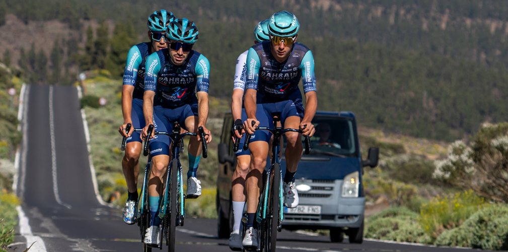 Bahrain Victorious, Antonio Tiberi, Lenny Martinez, ritiro, Teide, Tour de France, preparazione (foto Ajona Diaz)