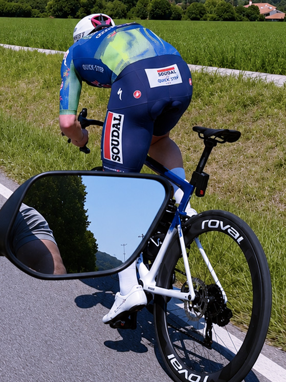 Molta più intensità che in passato in allenamento per Dainese (immagine da Instagram)