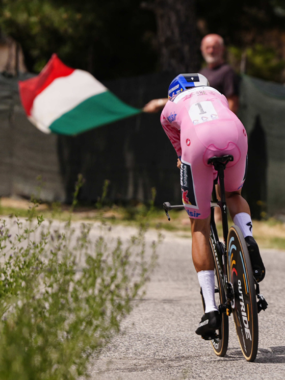 Giro Next gen 2026, cronometro, L'Aquila, Lorenzo Finn, Red Bull-BORA-hansgrohe Rookies (foto La Presse)