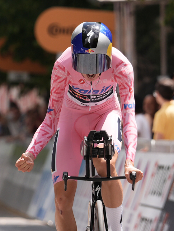 Giro Next gen 2026, cronometro, L'Aquila, Lorenzo Finn, Red Bull-BORA-hansgrohe Rookies (foto La Presse)