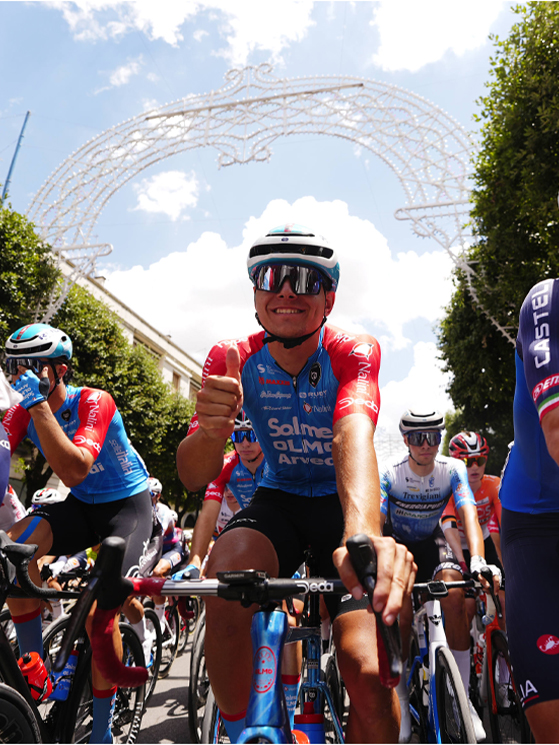 Giro Next Gen 2026, Matteo Fiorin, Solme Olmo, Corato (foto La Presse)