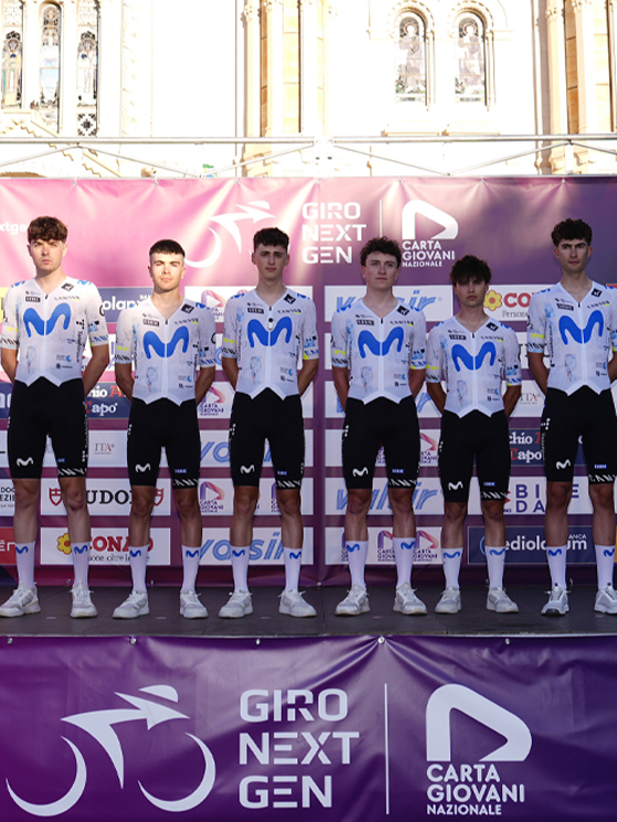 Giro Next Gen 2026, Team Movistar Academy, Daniele Forlin (foto La Presse)