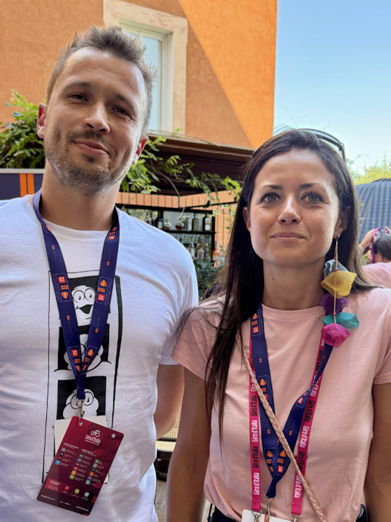 Ginevra Gargantini, Michelin Italia, con Vincent Ledieau