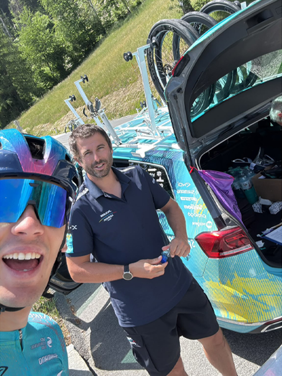 Matteo Scalco, Claudio Cucinotta, preparatore XDS Astana, 2026