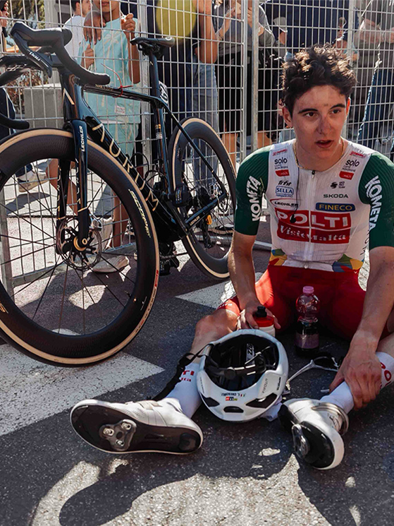 Il settimo posto nella tappa di Chiavari è il miglior piazzamento nel Giro di Crescioli (foto Borserini)