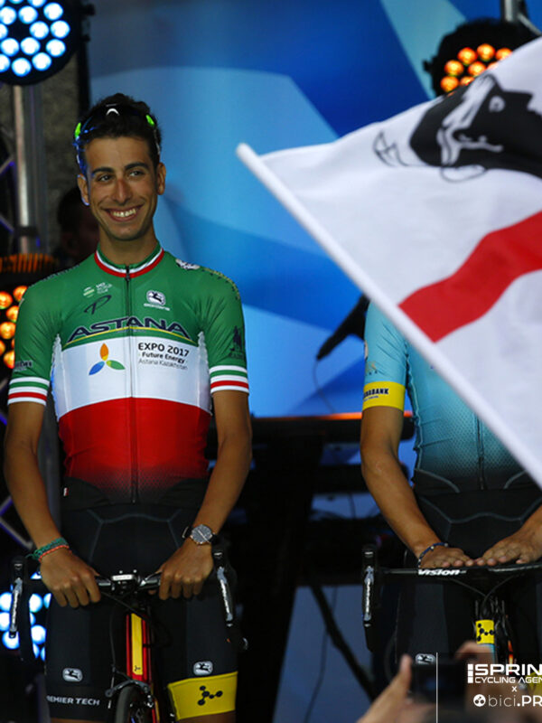 Tour de France 2017, astana, Fabio Aru, bandiera della Sardegna, quattro mori