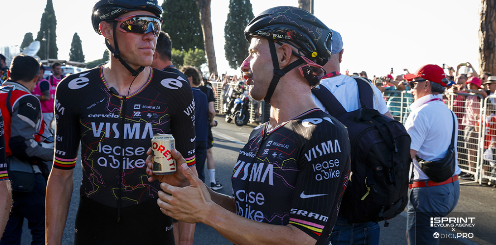 Una birra per Campenaerts: il Giro è finito, ma maglia Nimbl x Nike mostra i tre Grandi Giri