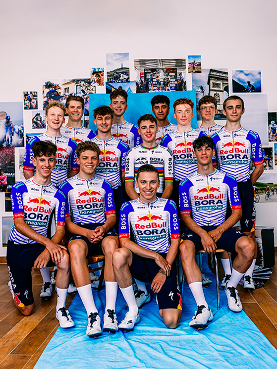La Red Bull-Bora U23 è un crogiolo di atleti di tutto il mondo e con italiani molto forti
