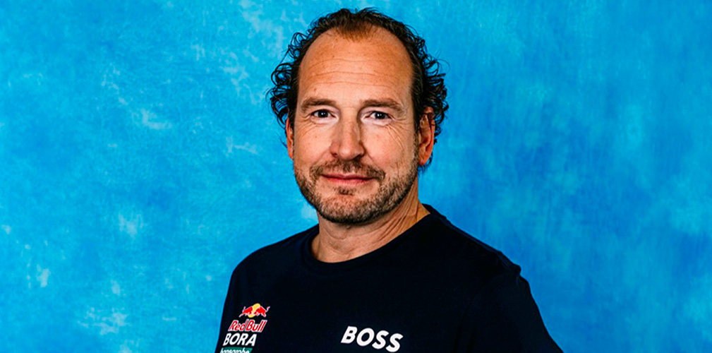 Tim Meeusen è uno dei tecnici della squadra U23 della Red Bull-Bora