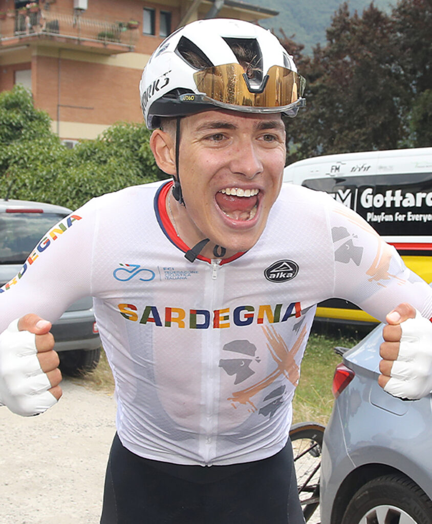 Campionati italiani juniores 2026, Enrico Balliana, Sora, primo vincitore dalla Sardegna (foto xpix.it)
