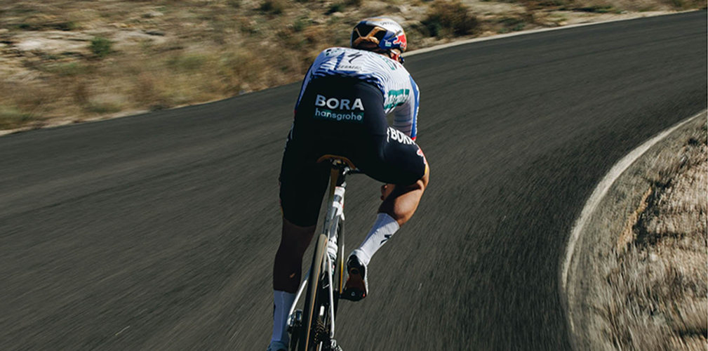Evenepoel non corre dalla Liegi di fine aprile (foto Redbull-Bora-Hansgrohe)