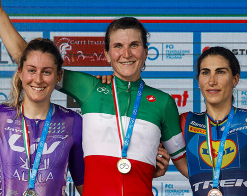 Campionato italiano donne elite/U23, Pordenone, 2026, Monica Trinca Colonel, Elisa Longo Borghini, Elisa Balsamo