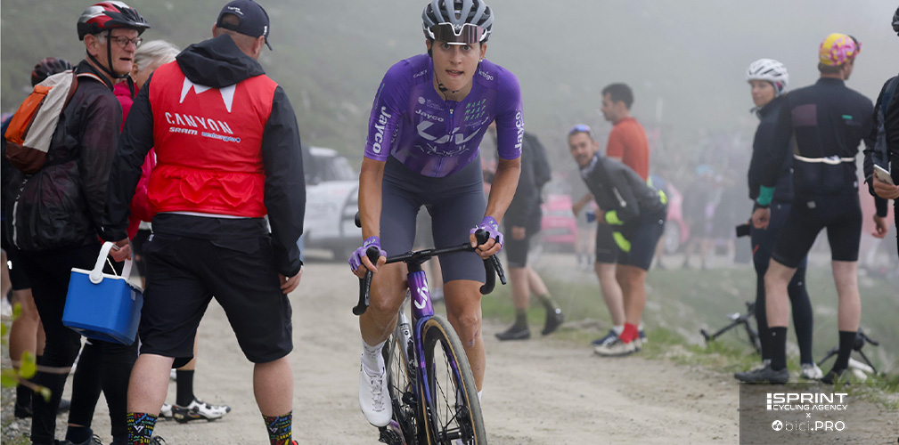 La scalata del Finestre, ultima tappa del Giro d'Italia Women, è stata per Trinca Colonel un lento spegnersi in corrispondenza dell'aumento di peso