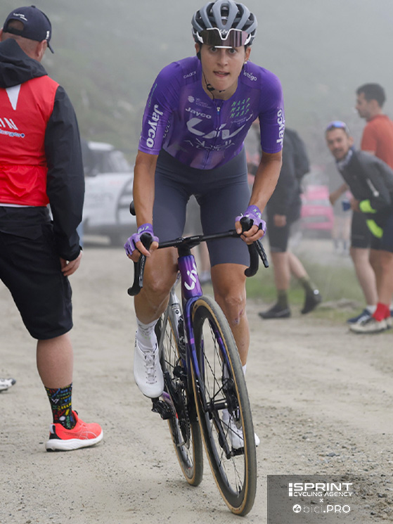 La scalata del Finestre, ultima tappa del Giro d'Italia Women, è stata per Trinca Colonel un lento spegnersi in corrispondenza dell'aumento di peso