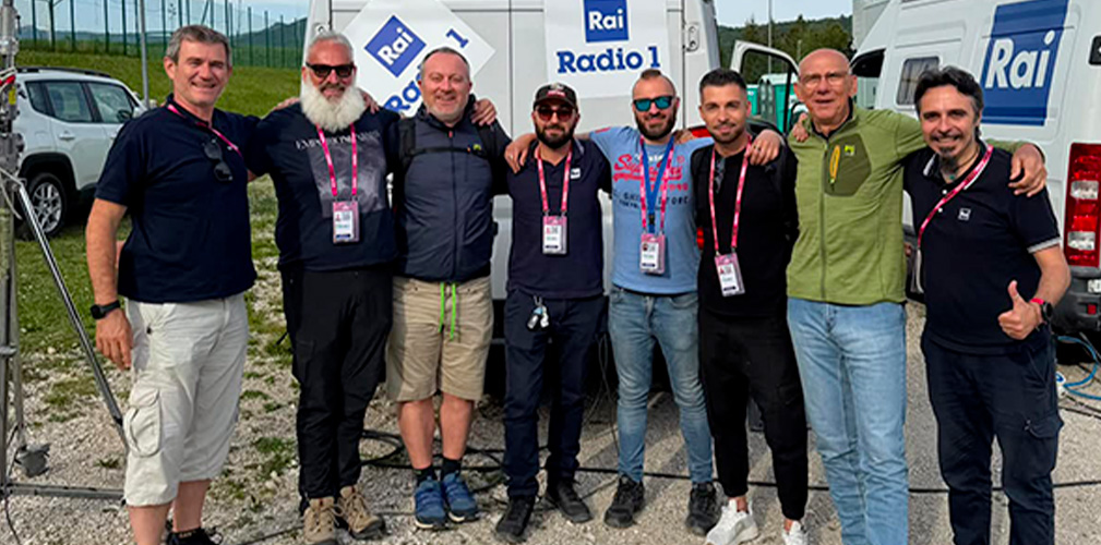 Visconti conferma: l'equipe di Radio Rai al Giro era piccola, ma molto affiatata