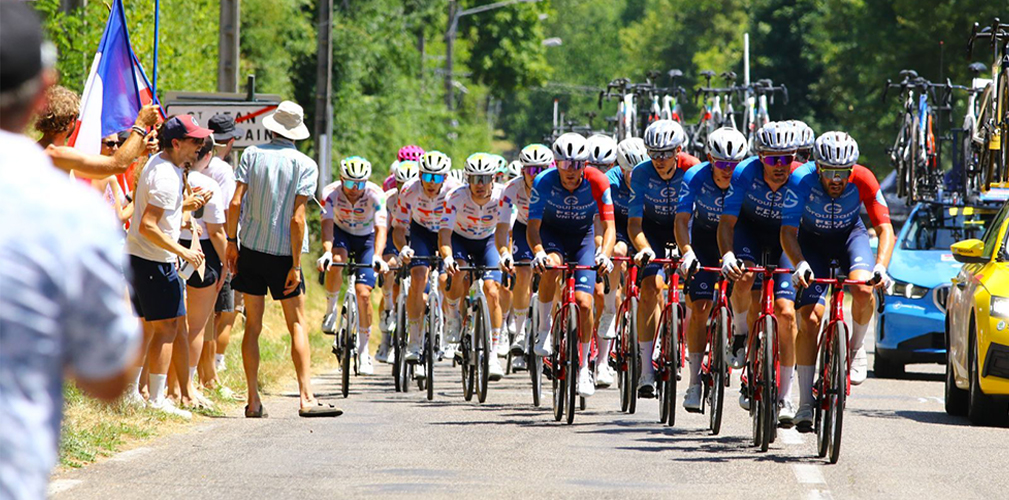 La Groupama-FDJ United si è presentata al via con 33 corridori: il controllo di corsa è venuto molto bene (foto Zoe Soullard/DirectVelo)