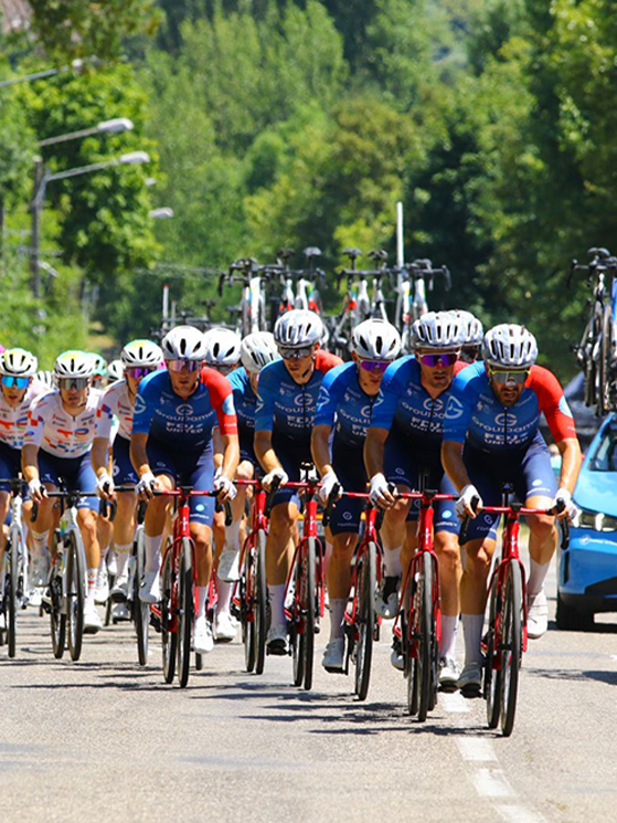 La Groupama-FDJ United si è presentata al via con 33 corridori: il controllo di corsa è venuto molto bene (foto Zoe Soullard/DirectVelo)