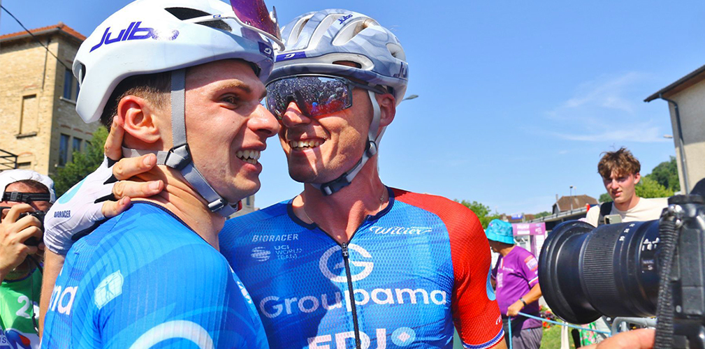 Il tricolore è stato per Gregoire come realizzare il più grande sogno di bambino (foto Zoe Soullard/DirectVelo)