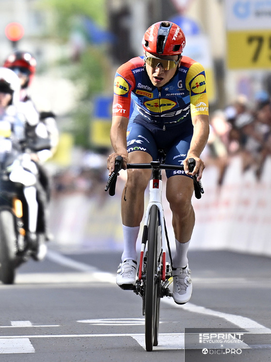 Bagioli era stato ottimo protagonista al Giro della Svizzera, finendo 3° nell'apertura a Sondrio
