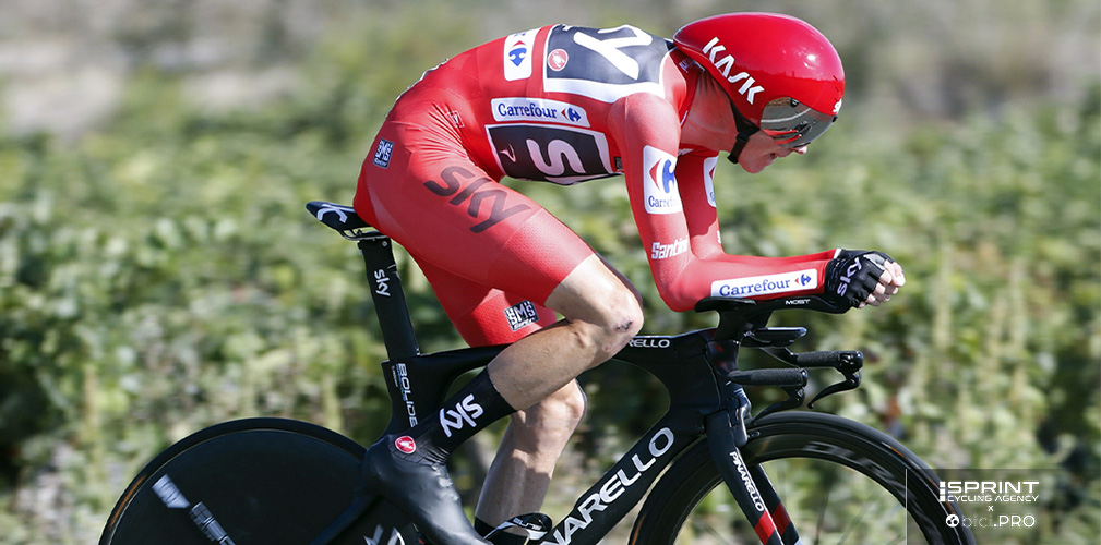 Froome vinse la Vuelta con 2'15" su Nibali, aggiudicandosi due tappe, tra cui la crono di Logrono