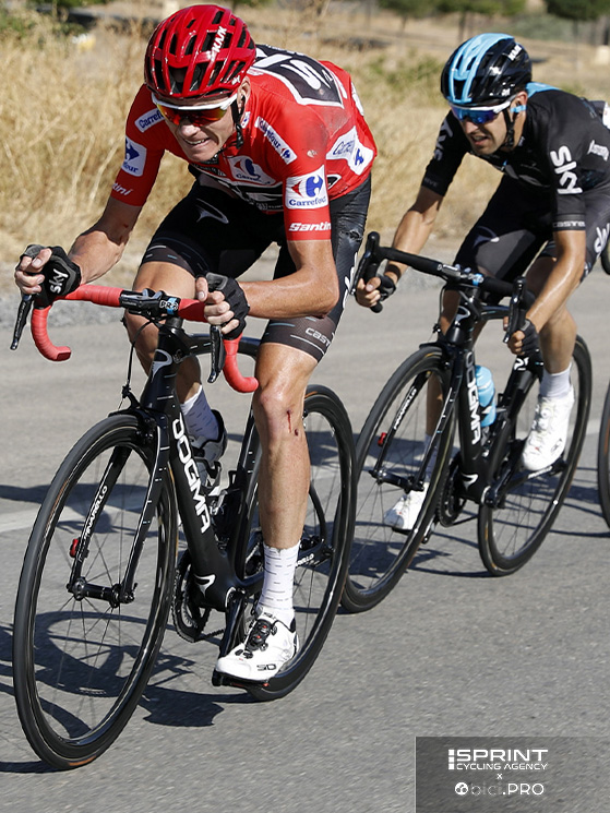 Per Froome era fondamentale il lavoro con il team, che lo salvò nella tappa di Los Machucos
