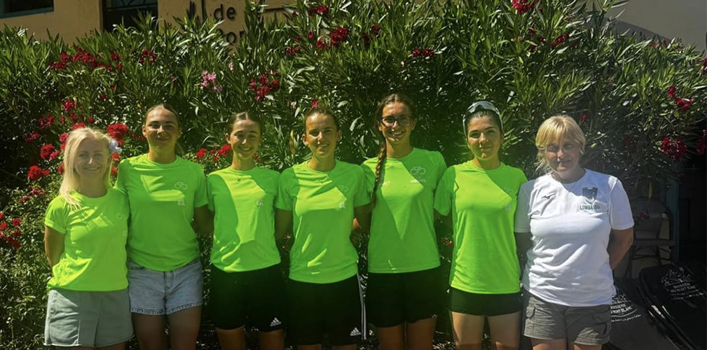 Le ragazze della rappresentativa lombarda, a destra Barbara Cazzaniga (foto Facebook)