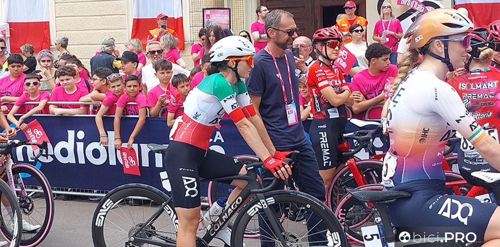 Velo si è detto molto soddisfatto delle prove offerte dalle italiane, giovani e veterane, al Giro Women