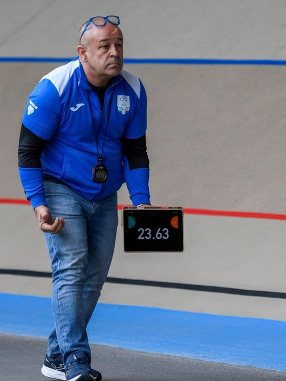 Marco Villa era con tutti i tecnici azzurri a Cottbus, per l'ennesima trionfale campagna azzurra (foto UEC)