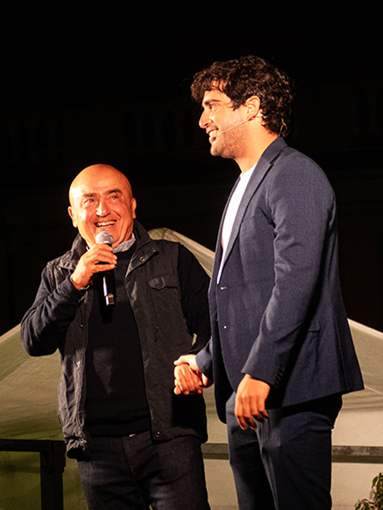 Paolo Cevoli e Vittorio Pettinati sono i due protagonisti maschili di “Intanto Parti" (@futuramedia)