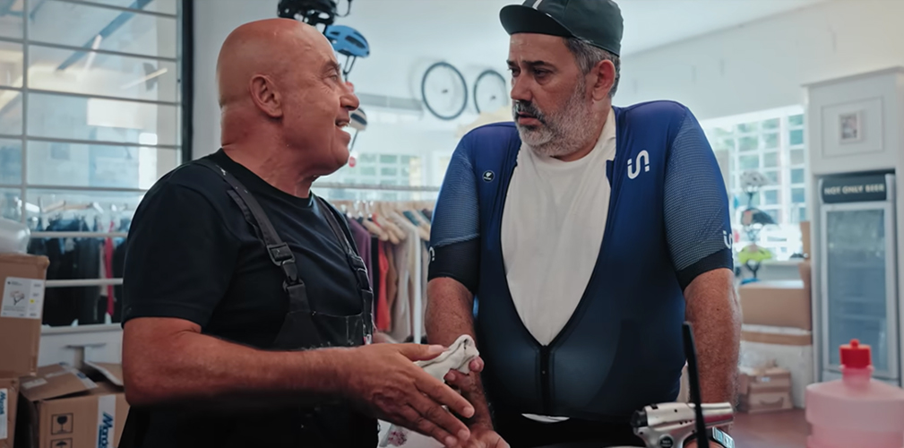 Paolo Vasuni è il cicloturista disposto a spendere una fortuna per avere una bici leggerissima