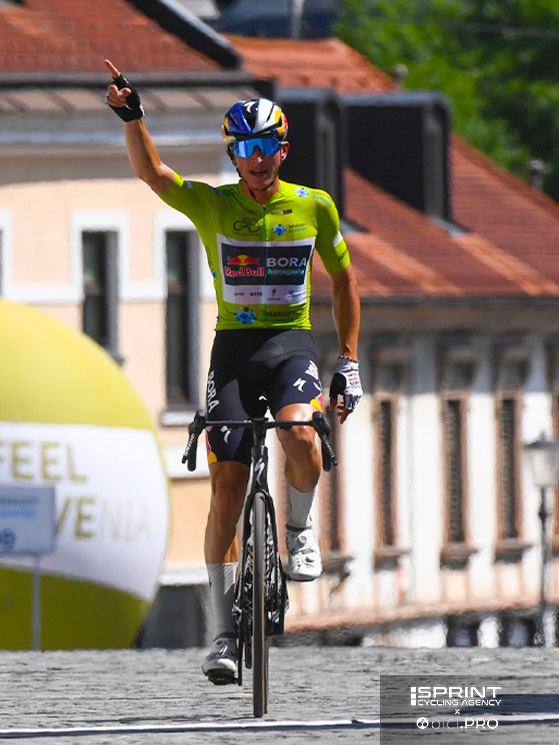 Lipowitz arriva al Tour con la vittoria di due tappe e della classifica dello Slovenia: qui a Novo Mesto