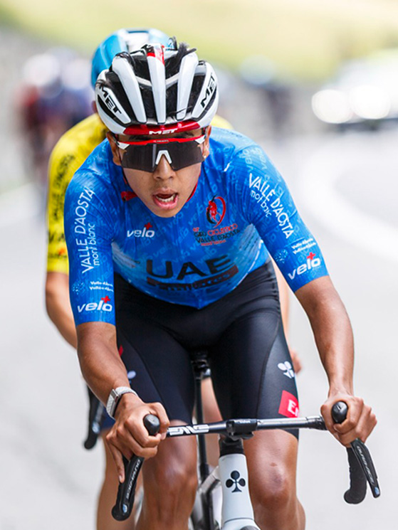 Ramirez ha provsto il tutto per tutto sull'ultima salita, ma a quel punto il tratto più duro della tappa era alle spalle (foto Giro VDA)