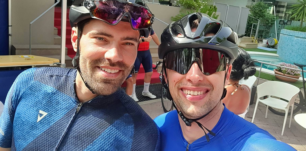 I Giant Store beneficiano di eventi con testimonial d'eccezione: qui Tom Dumoulin, vincitore del Giro 2017, a Vicenza