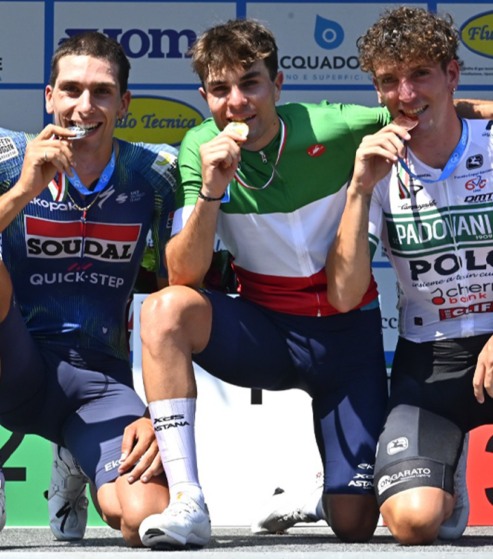 Campionato Italiano U23, Mattia Negrente, Federico Savino, Mirko Bozzola (foto Xpix)