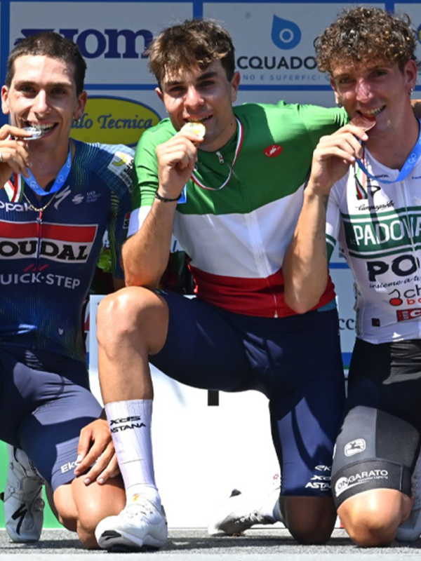 Campionato Italiano U23, Mattia Negrente, Federico Savino, Mirko Bozzola (foto Xpix)