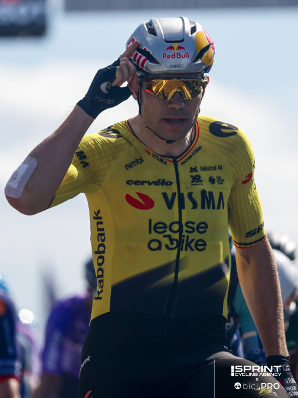 Tour Auvergne Rhone Alpes 2026, Wout Van Aert, infortunio, ferita, gomito, vittoria quinta tappa