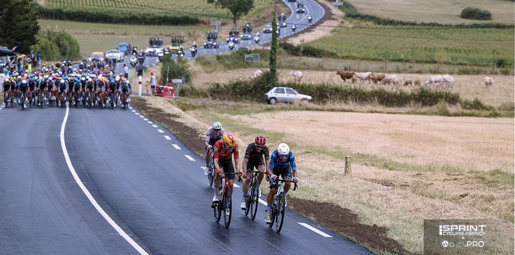 L'attacco di Alaphilippe con Charmig, Oliveira e Le Berre, sprint Nevers