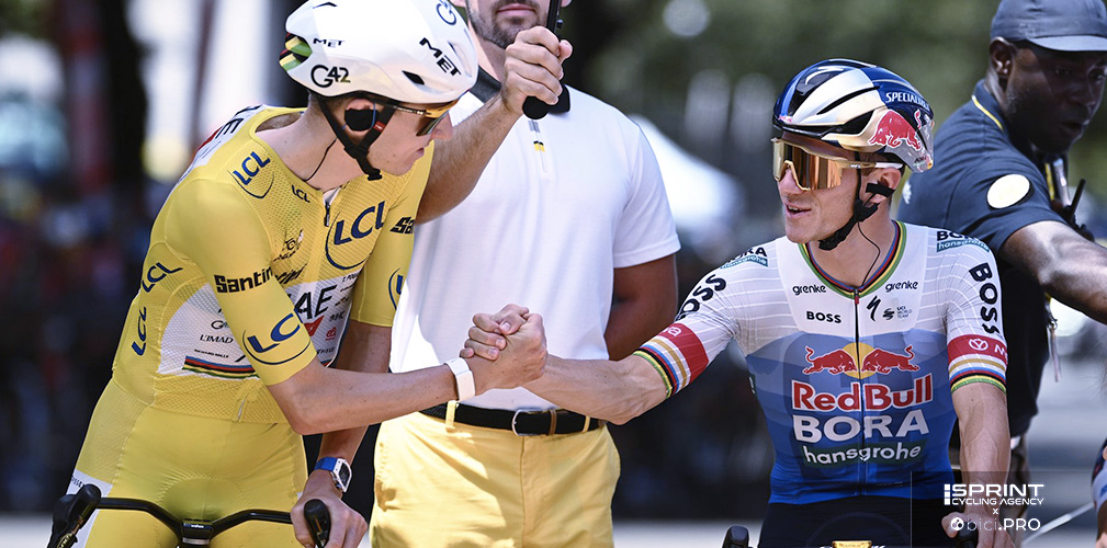 Remco Evenepoel è consapevole che per adesso Pogacar è il più forte. In qualche modo questa consapevolezza sembra avergli dato stabilità