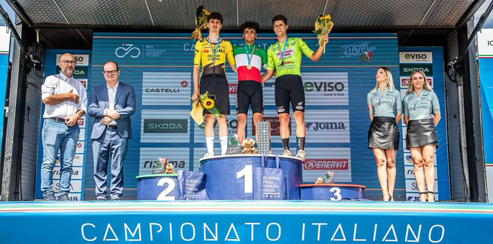 Campionato Italiano Gravel 2026, Filippo Agostinacchio, Pietro Mattio, Kevin Pezzo Rosola (foto Alessandro Billiani)