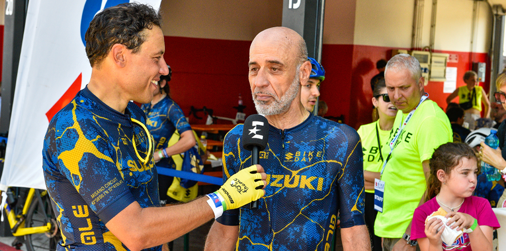 Massimo Nalli, a destra, Presidente Suzuki Italia