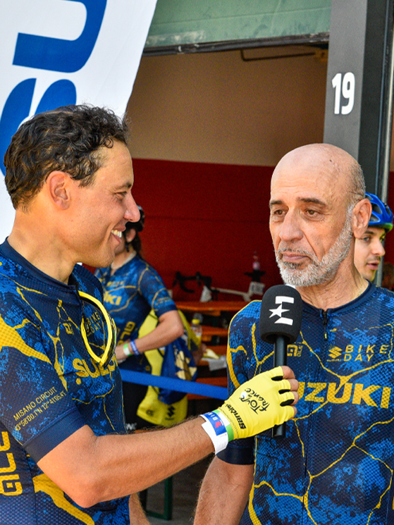 Massimo Nalli, a destra, Presidente Suzuki Italia