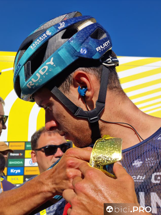 Antonio Tiberi, Tour de France, Bahrain Victorious, Alpe d'Huez