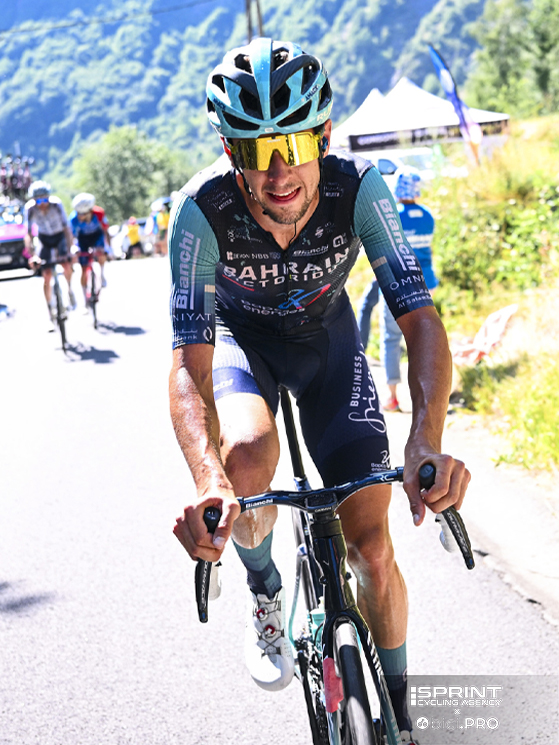Antonio Tiberi, Tour de France, Bahrain Victorious, Alpe d'Huez