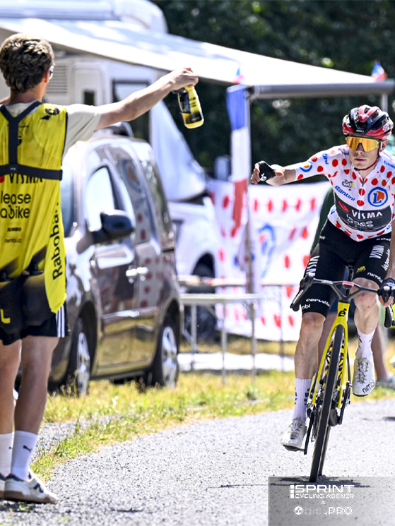 Tour de France 2026, Visma Lease a Bike, Jonas Vingegaard, borraccia, rifornimento