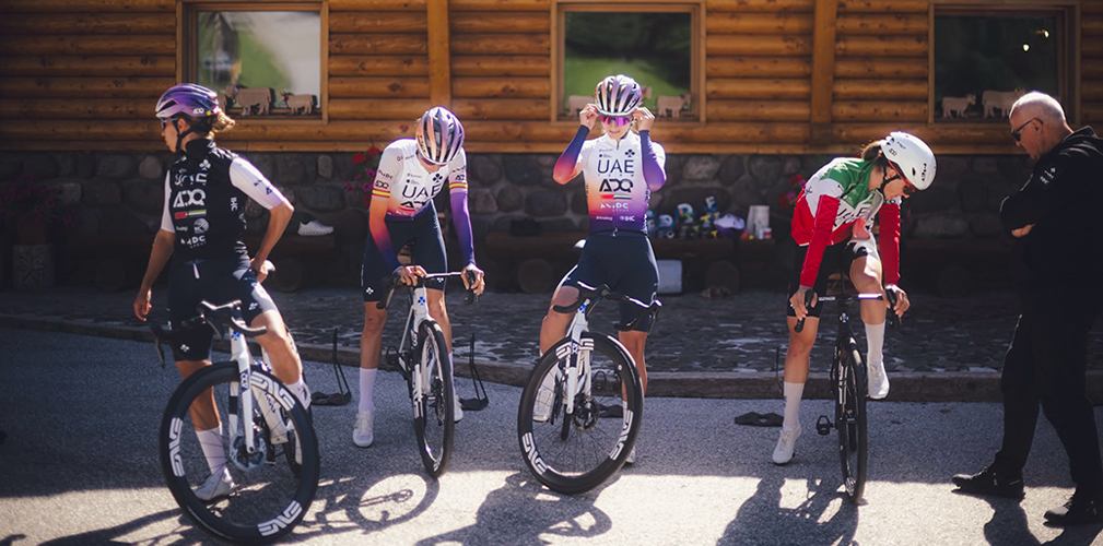 Longo Borghini ha affinato la preparazione del Tour al Rifugio Rosa Alpina di Passo San Pellegrino (@1_in_the_gutter - @met_helmets)