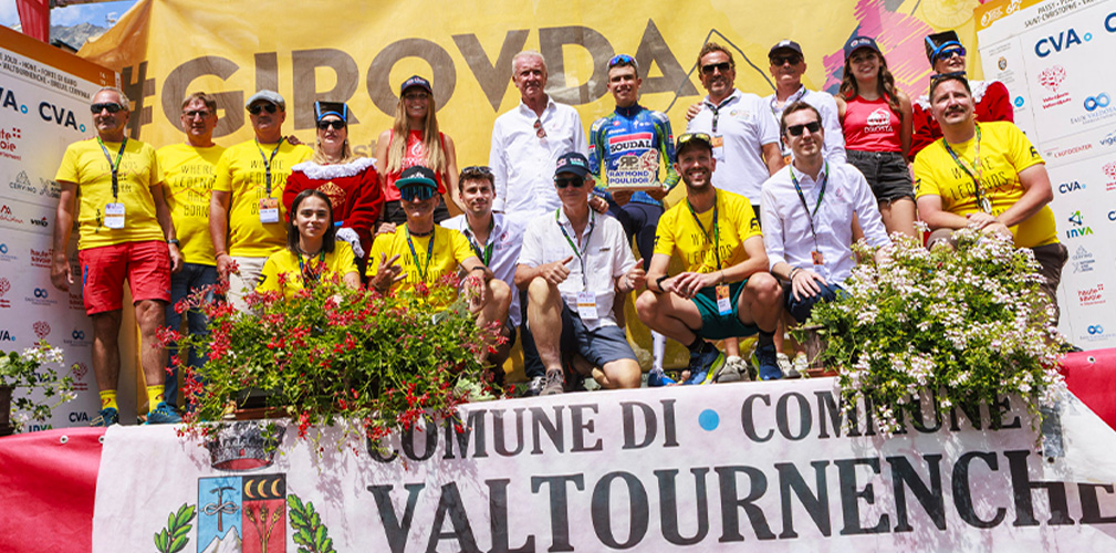 Il Giro della Valle d'Aosta guidato da Moret conta su uno staff molto affiatato, capace di grandi sinergie e grande competenza
