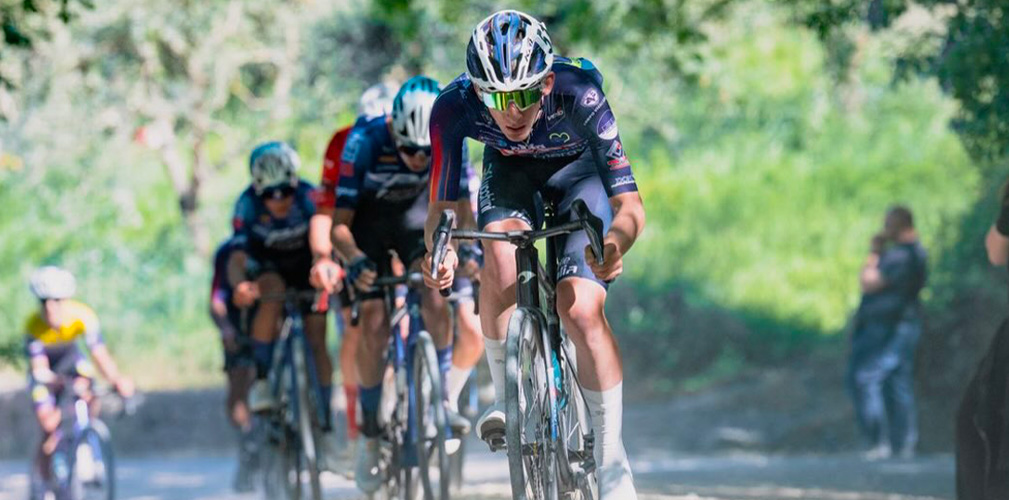 FIlippo Colella, classe 2008, oltre ad aver vinto una tappa al Giro della Valdera, ha vinto anche la Coppa Burci (foto Rodella)
